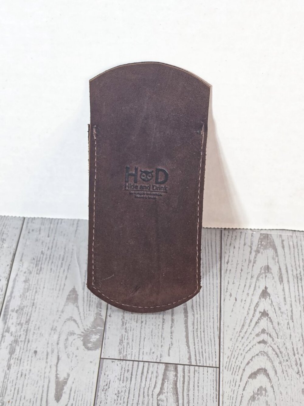 Hide & Drink Glasses Case Real Leather